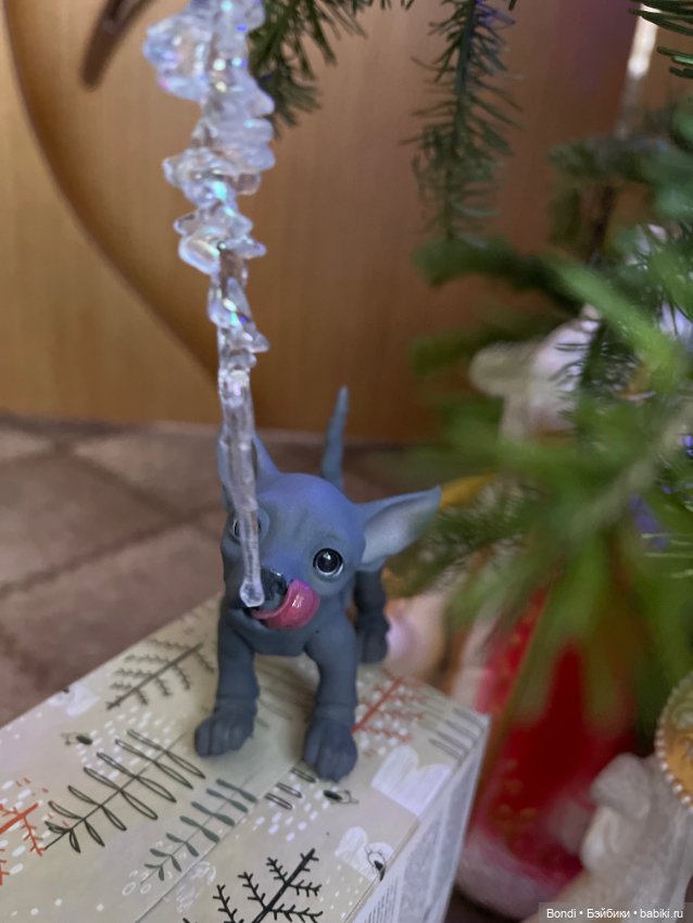 Новогодние фото с моими любимыми домашними питомцами (фото 8)