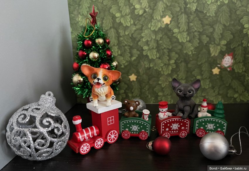 Новогодние фото с моими любимыми домашними питомцами