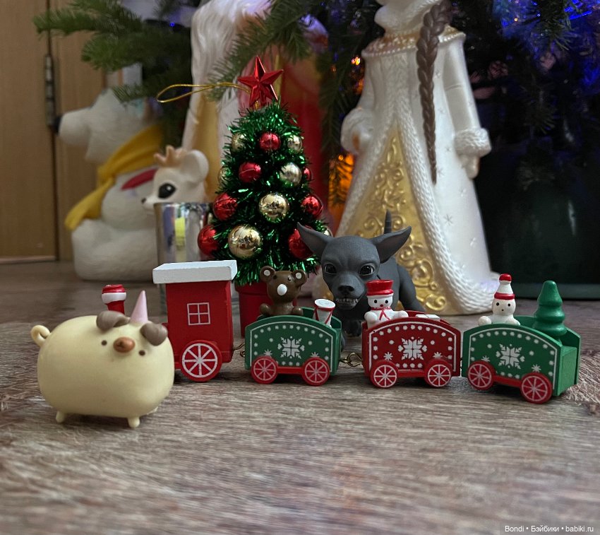 Новогодние фото с моими любимыми домашними питомцами (фото 10)