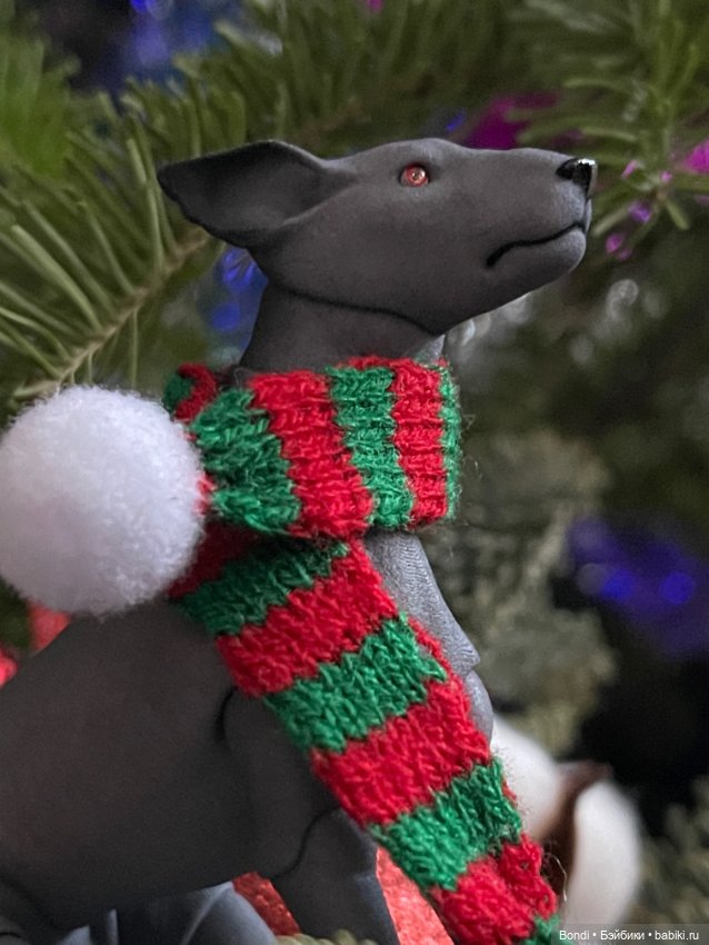 Новогодние фото с моими любимыми домашними питомцами (фото 3)