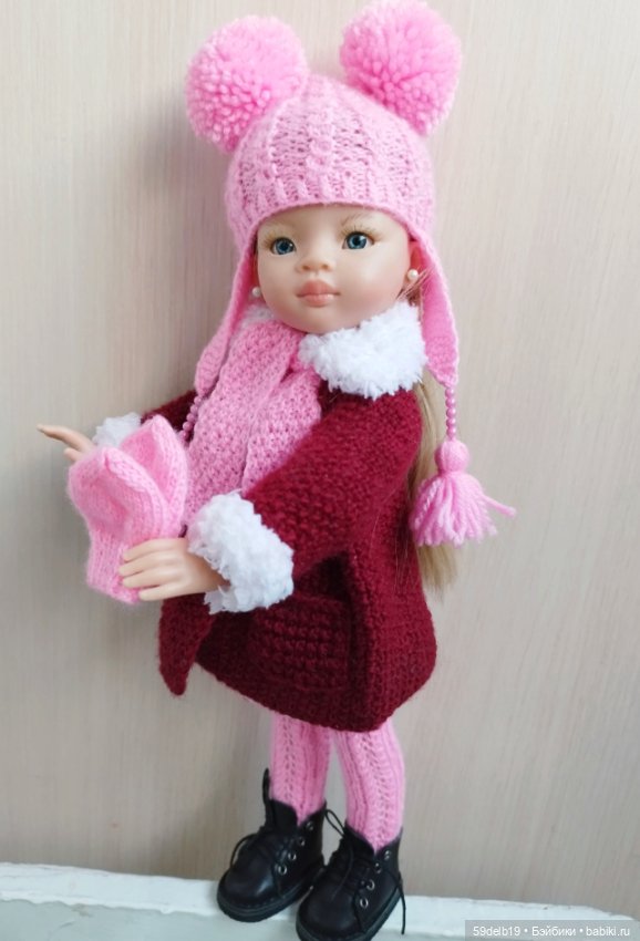 Тёплый комплект с рукавичками для паолочки (фото 7)