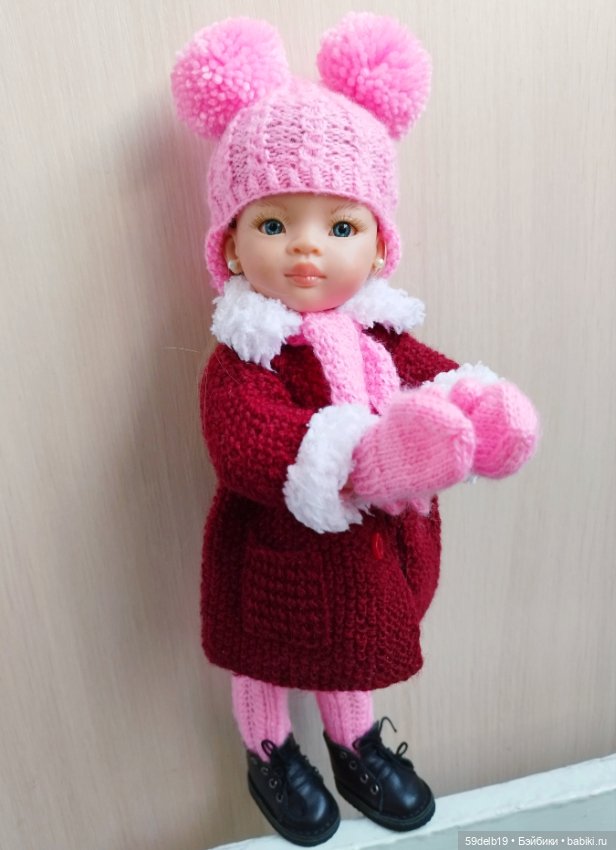 Тёплый комплект с рукавичками для паолочки (фото 8)