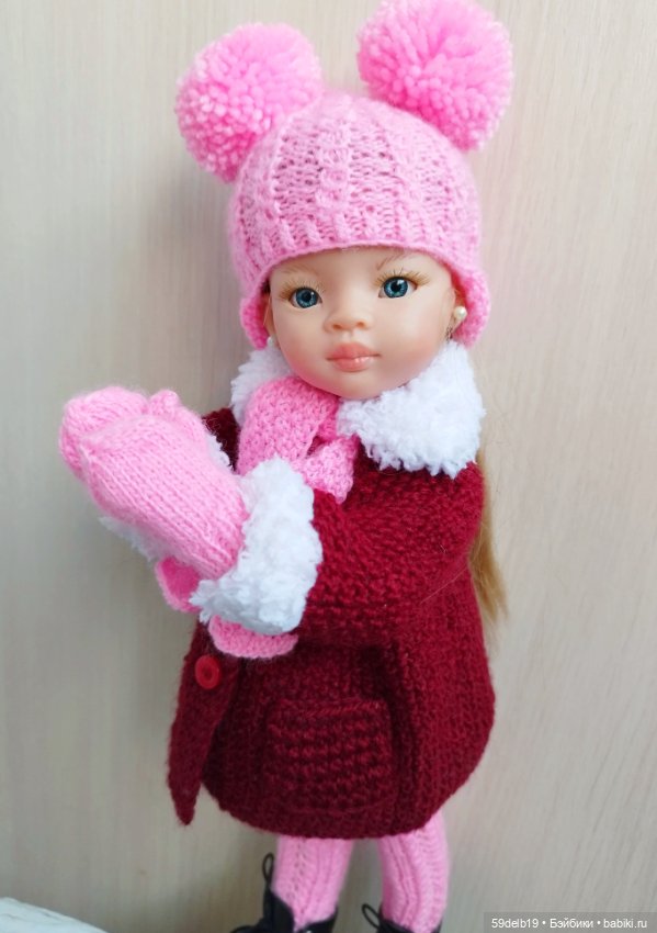 Тёплый комплект с рукавичками для паолочки (фото 9)