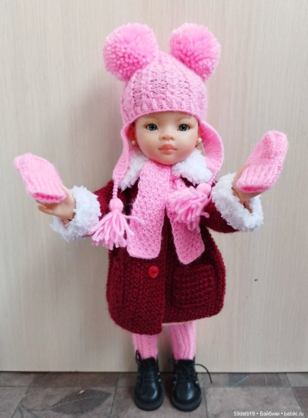 Тёплый комплект с рукавичками для паолочки (фото 10)