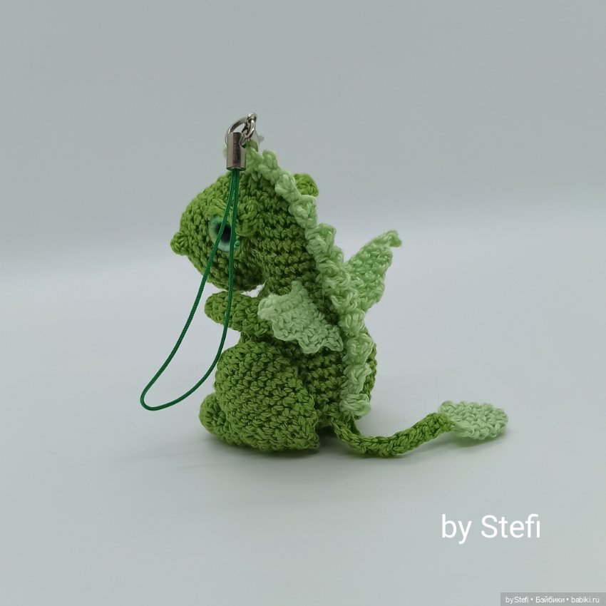 Захотелось связать миниатюрного дракончика. Символ 2024 (фото 2)