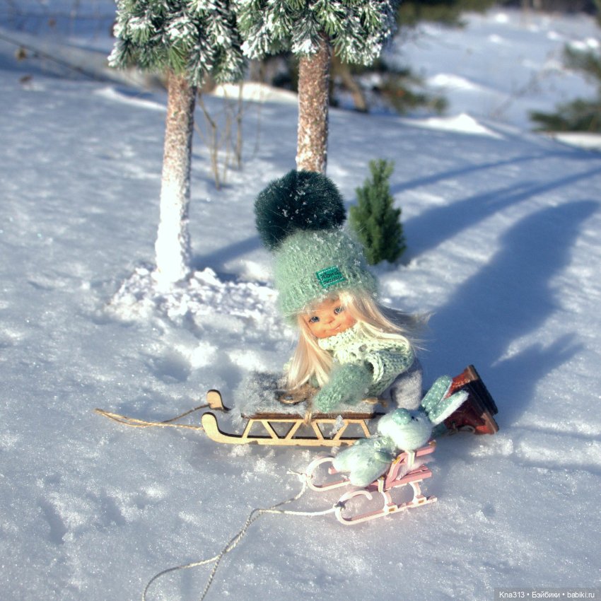 Зима. Солнце. Ёлки. Зайцы. Мы❄ ❄ ❄ (фото 8)