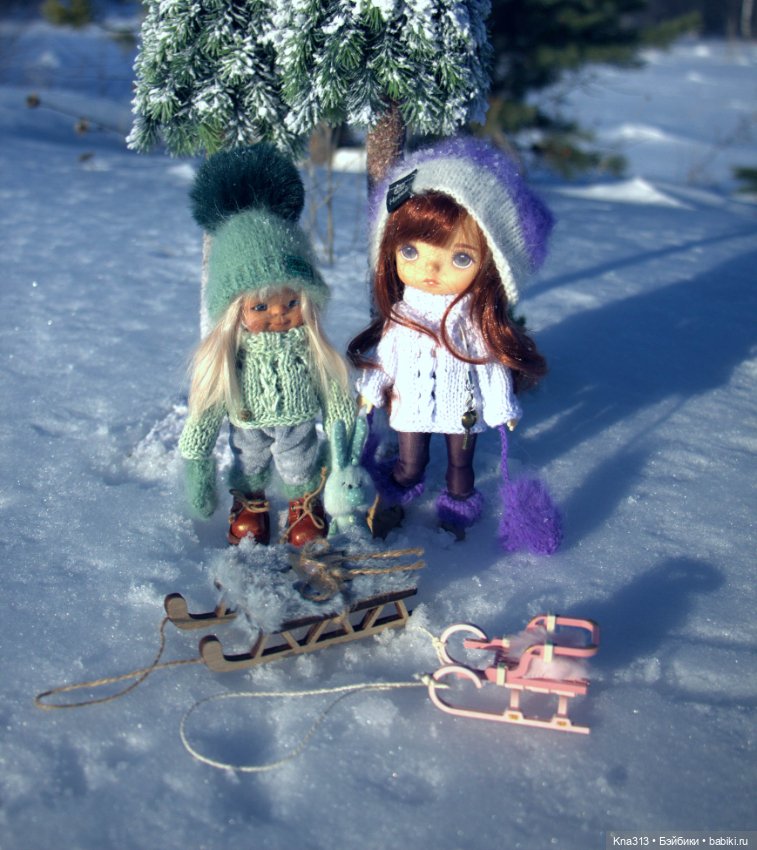 Зима. Солнце. Ёлки. Зайцы. Мы❄ ❄ ❄