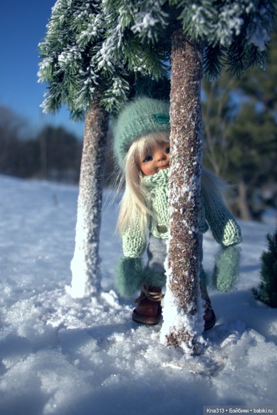 Зима. Солнце. Ёлки. Зайцы. Мы❄ ❄ ❄ (фото 6)