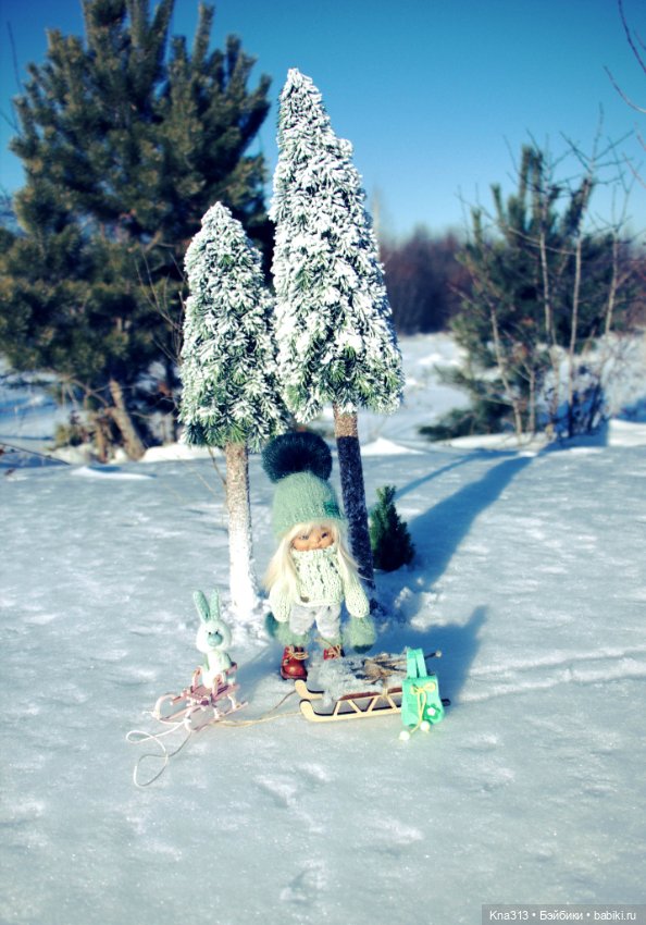 Зима. Солнце. Ёлки. Зайцы. Мы❄ ❄ ❄ (фото 4)