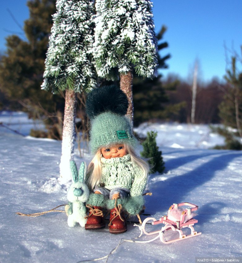 Зима. Солнце. Ёлки. Зайцы. Мы❄ ❄ ❄ (фото 3)