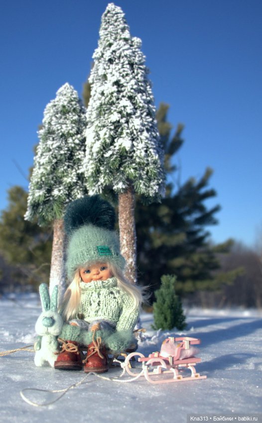 Зима. Солнце. Ёлки. Зайцы. Мы❄ ❄ ❄ (фото 9)