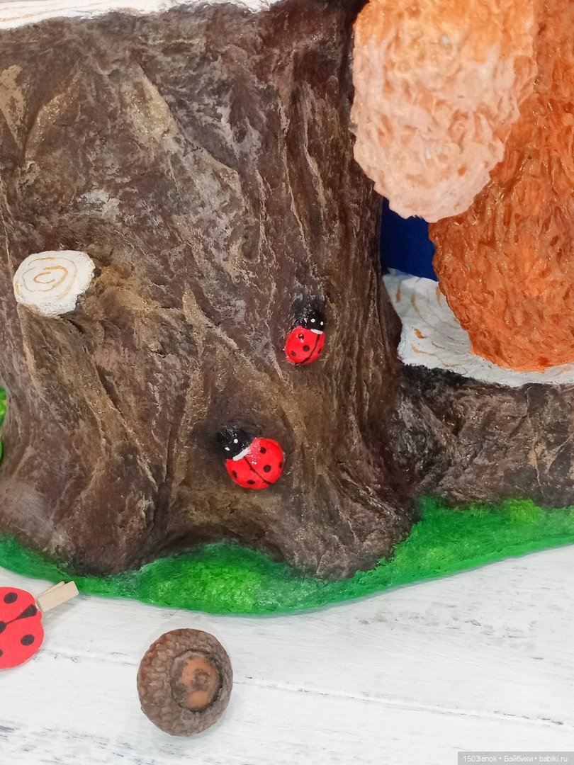 Органайзер с белочкой — Лепка авторских игрушек и папье