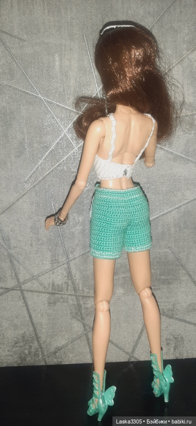 Шорты крючком — Одежда и обувь для кукол своими руками: фото (фото 3)