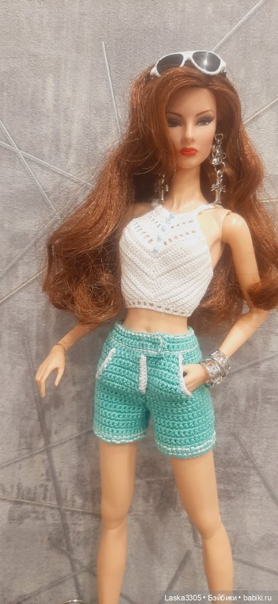 Шорты крючком — Одежда и обувь для кукол своими руками: фото