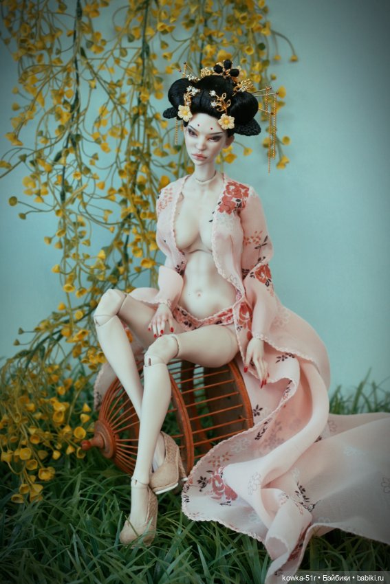 Гейша — Авторские шарнирные куклы своими руками: лепка (фото 4)