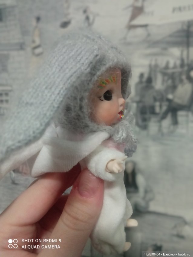 Авторская радужная девочка, на шарнирном теле ymy . Ручная работа