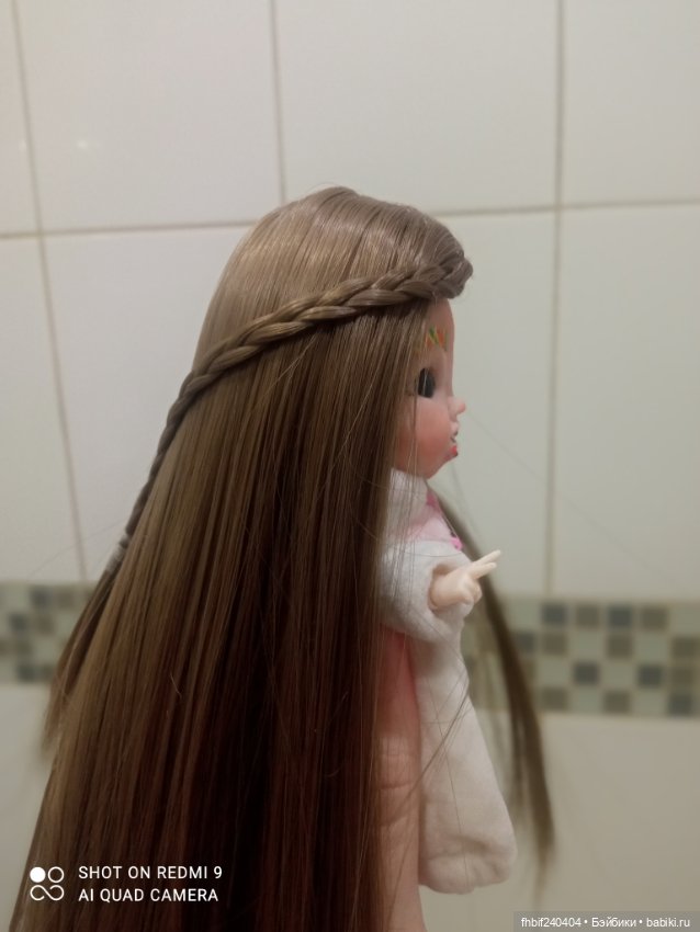 Авторская радужная девочка, на шарнирном теле ymy . Ручная работа (фото 4)