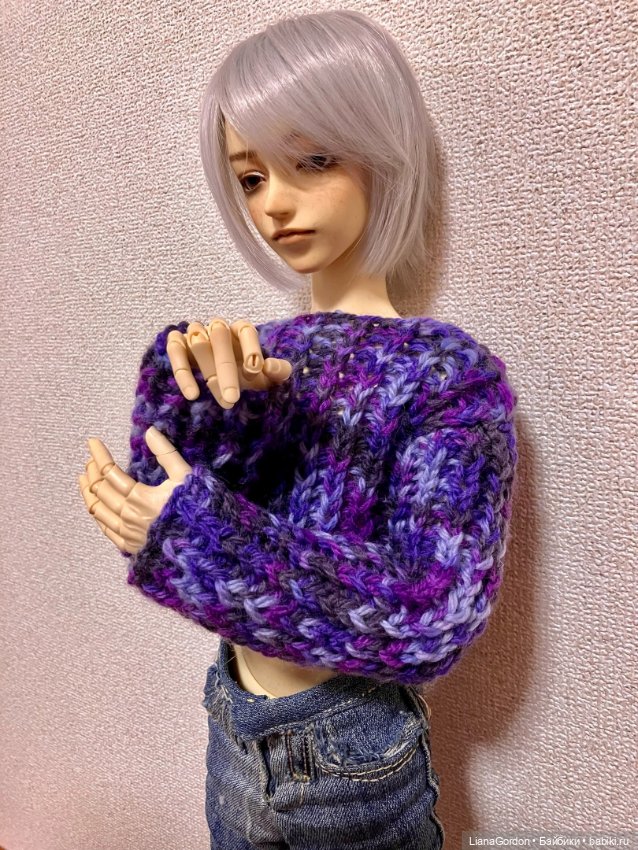 Связала свитер!(кроп топ точнее)