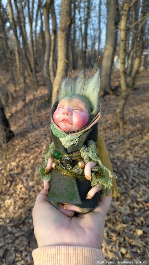 Крошка Мотылëшка — Лепка авторских кукол: полимерная глина (фото 5)