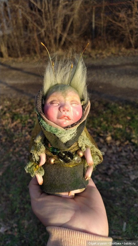 Крошка Мотылëшка — Лепка авторских кукол: полимерная глина (фото 2)