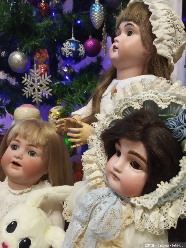 Новогодние праздники с антикварными куклами (фото 10)
