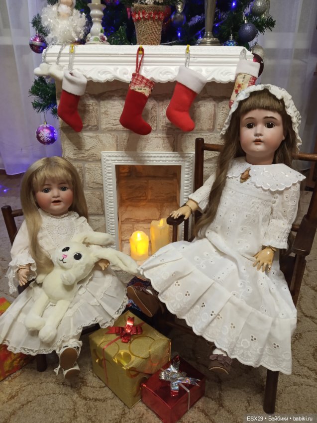 Новогодние праздники с антикварными куклами (фото 2)