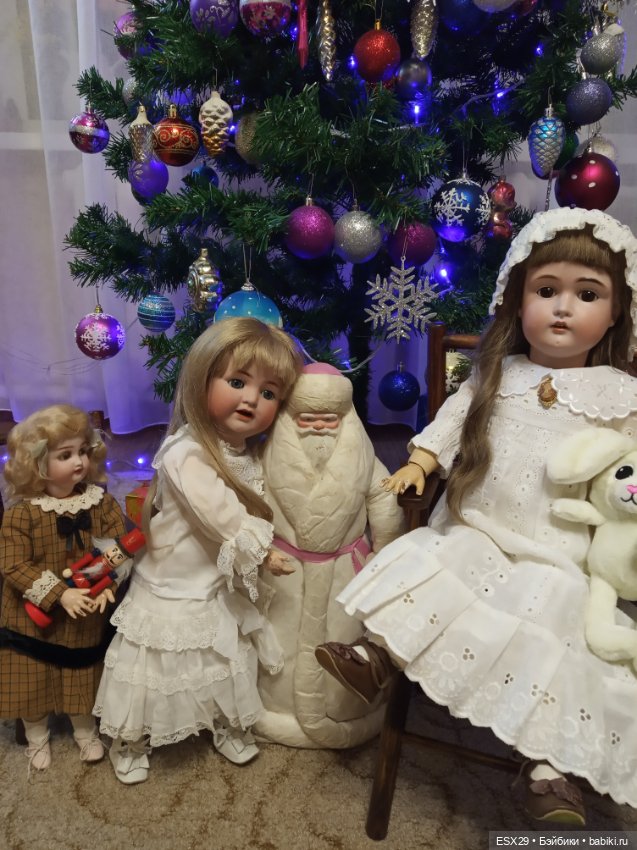 Новогодние праздники с антикварными куклами (фото 5)