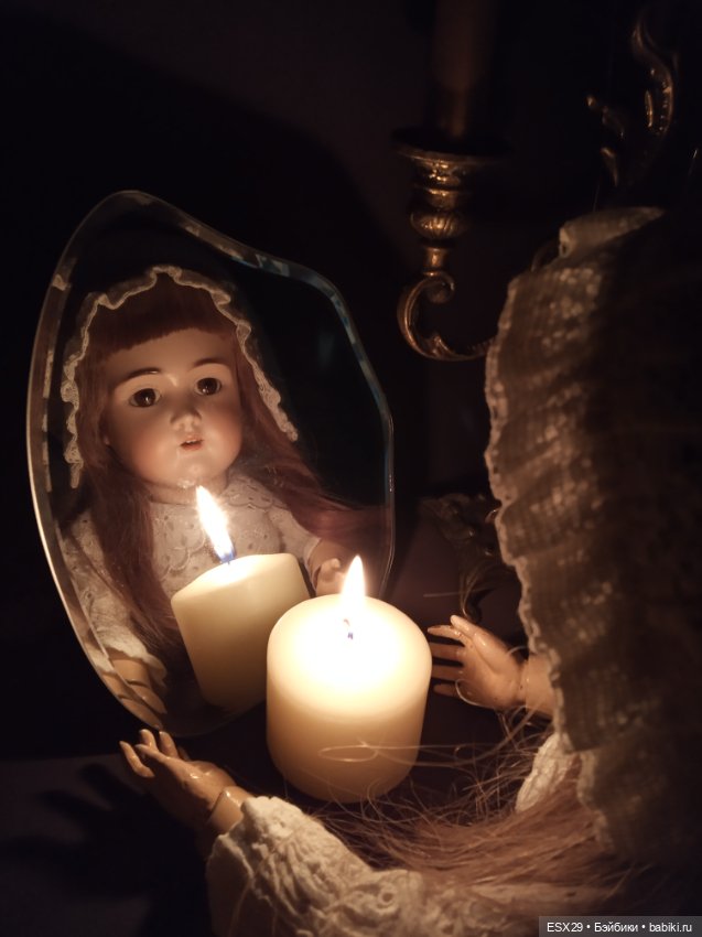 Новогодние праздники с антикварными куклами