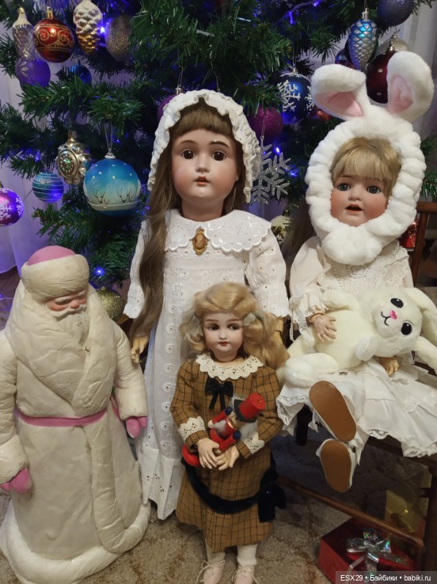 Новогодние праздники с антикварными куклами (фото 7)