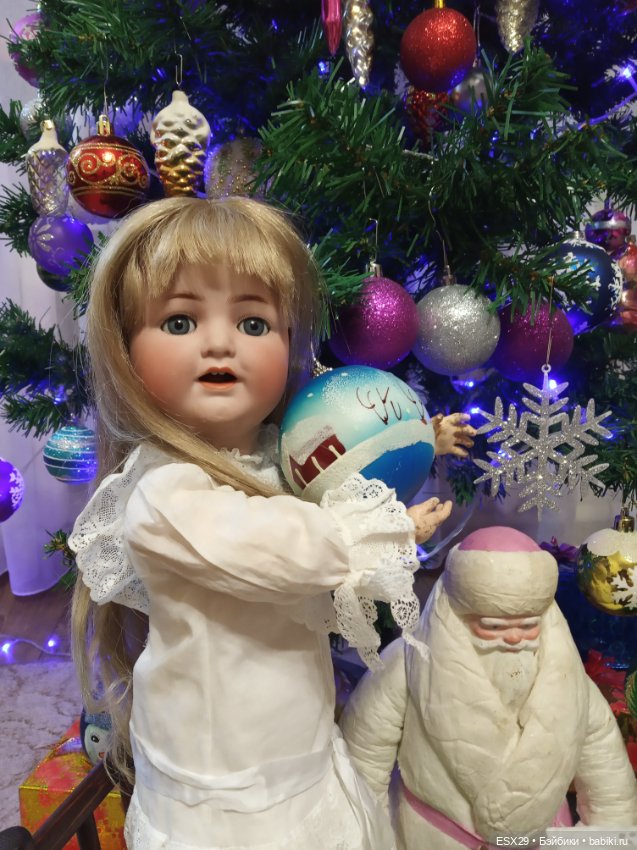 Новогодние праздники с антикварными куклами (фото 3)