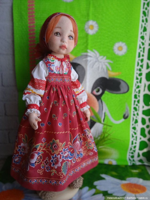 Ещё одна текстильная девочка (фото 8)
