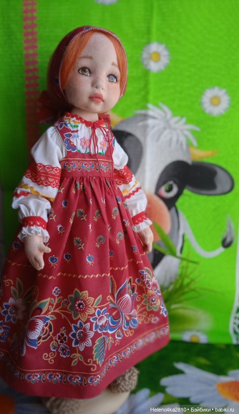 Ещё одна текстильная девочка (фото 2)