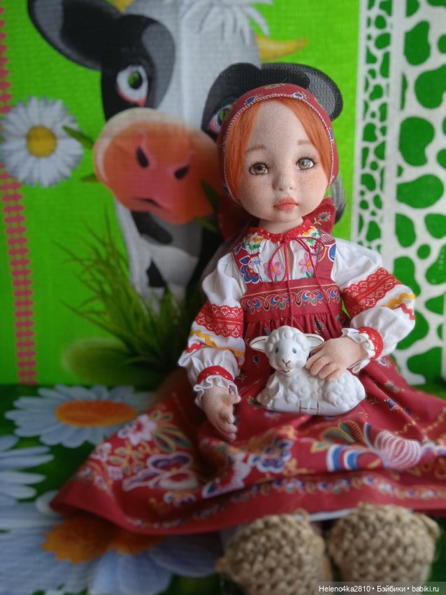 Ещё одна текстильная девочка (фото 10)