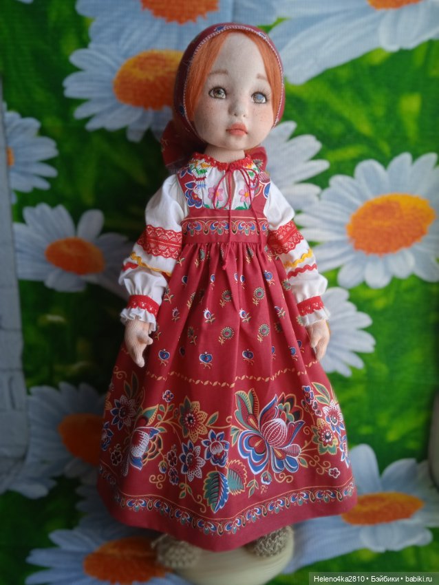 Ещё одна текстильная девочка (фото 6)