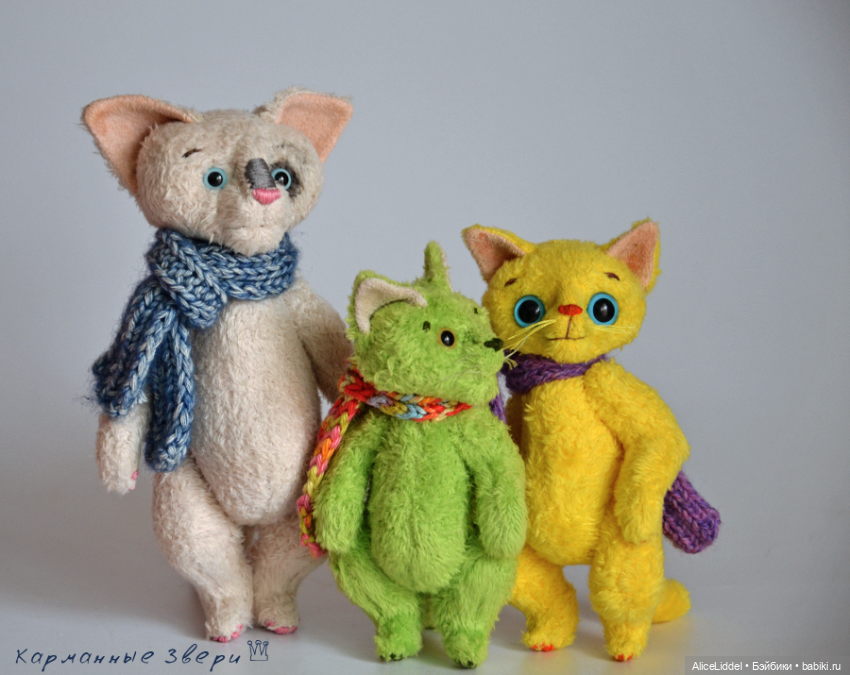 Котики пришли :3 — Авторские мишки Тедди и друзья: фото