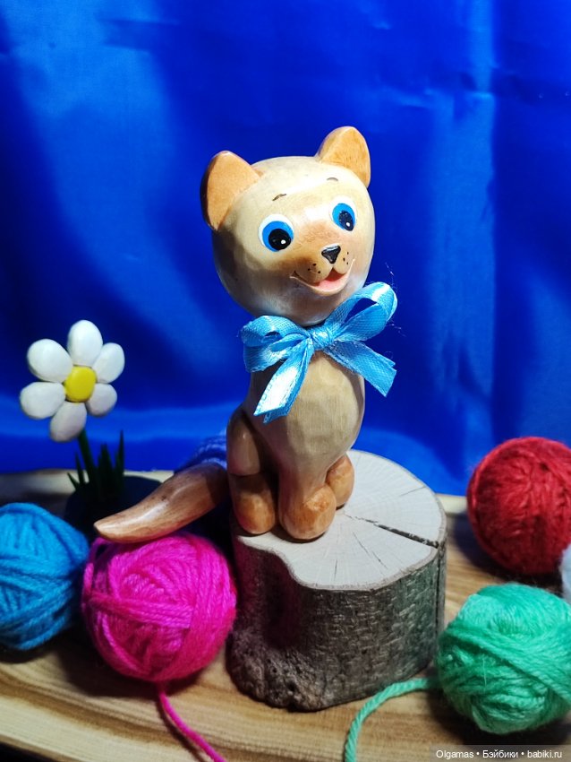 Авторские игрушки из дерева: резьба