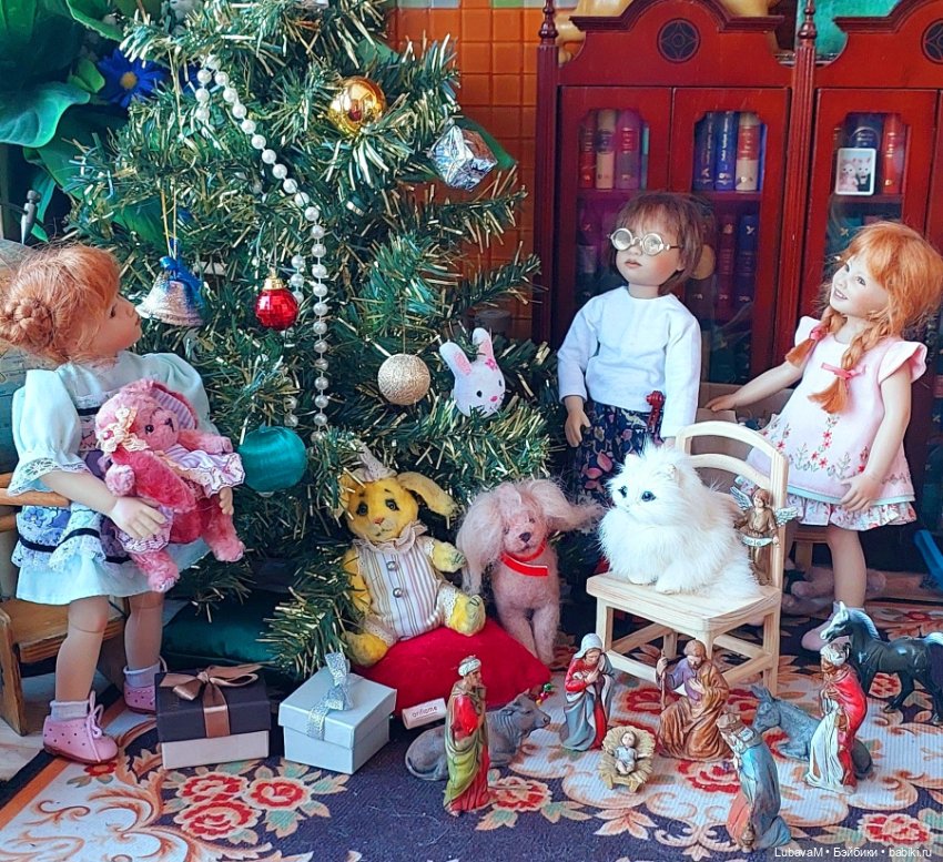 Новогодня история 5 — Новый год и Рождество: праздничные фото кукол