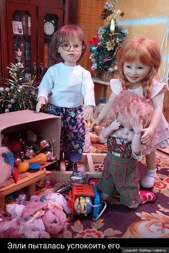 Новогодня история 5 — Новый год и Рождество: праздничные фото кукол