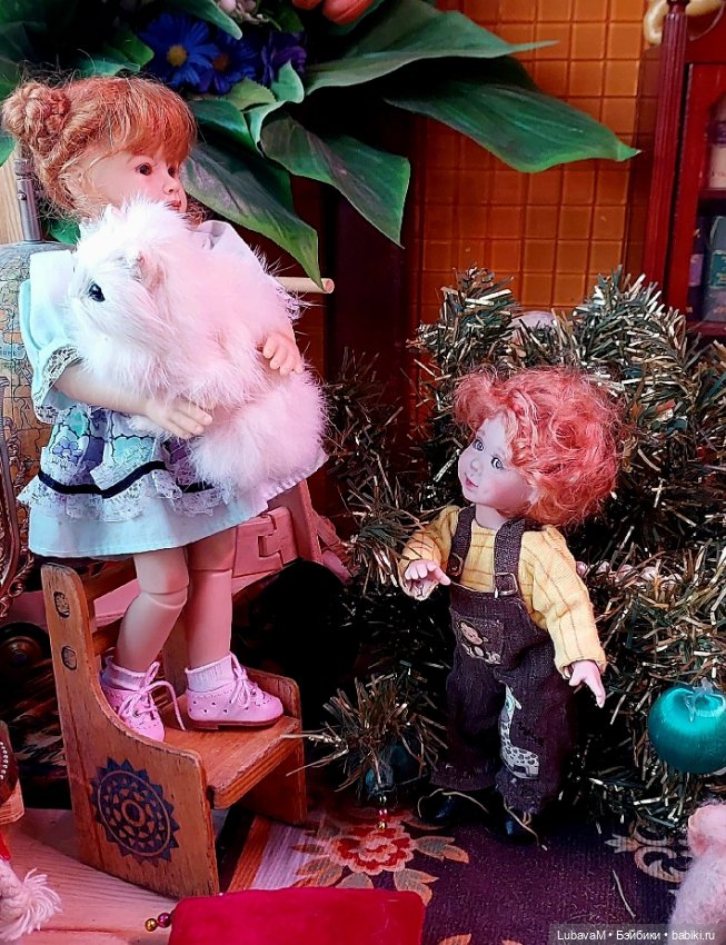 Новогодня история 5 — Новый год и Рождество: праздничные фото кукол