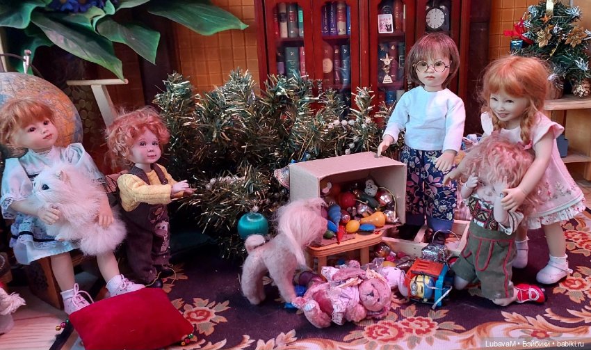 Новогодня история 5 — Новый год и Рождество: праздничные фото кукол