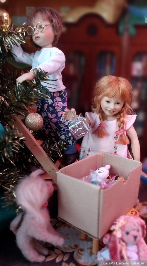 Новогодня история 5 — Новый год и Рождество: праздничные фото кукол (фото 6)