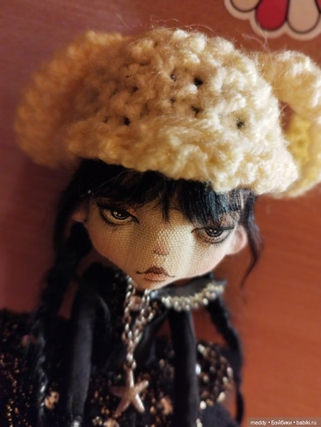 Первая кукла Нового Года, текстильная кукла Анастасии Угольниковой