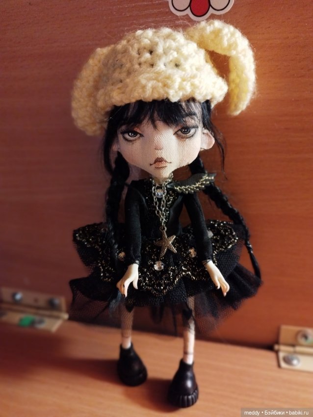 Первая кукла Нового Года, текстильная кукла Анастасии Угольниковой