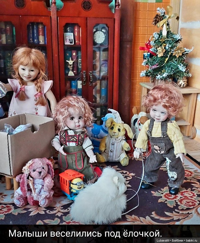 Новогодня история 5 — Новый год и Рождество: праздничные фото кукол (фото 4)