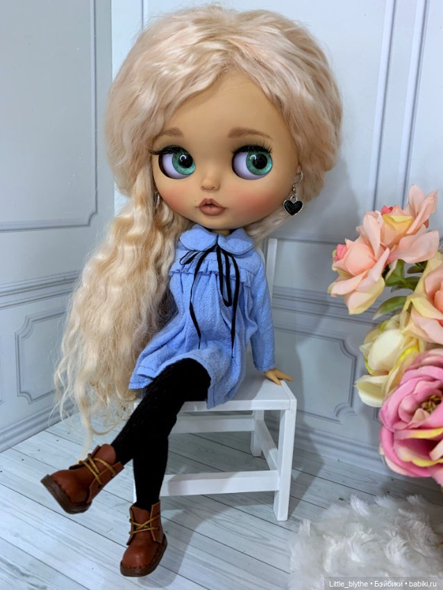 Хлоя💙Первый образ💙 — Куклы Blythe (Блайз) ООАК: кастом