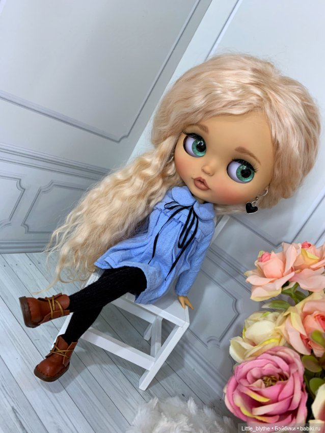 Хлоя💙Первый образ💙 — Куклы Blythe (Блайз) ООАК: кастом (фото 10)