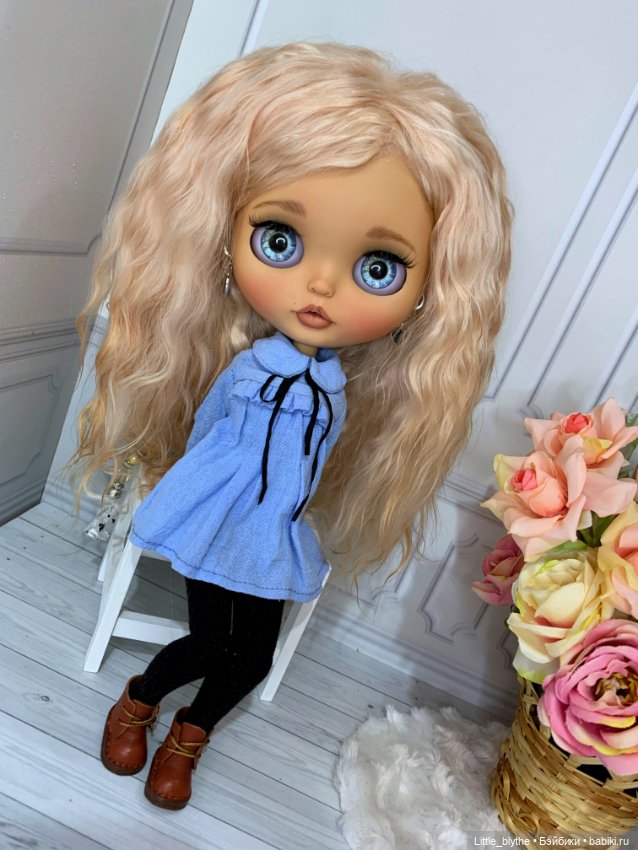 Хлоя💙Первый образ💙 — Куклы Blythe (Блайз) ООАК: кастом