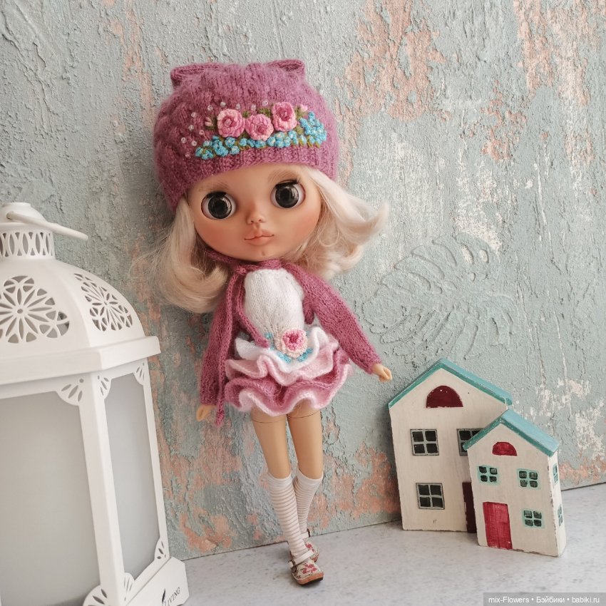 Вяжу куколкам...Платье — пироженка (фото 9)