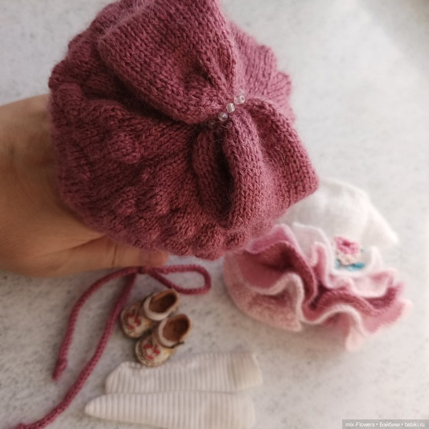 Вяжу куколкам...Платье — пироженка (фото 8)