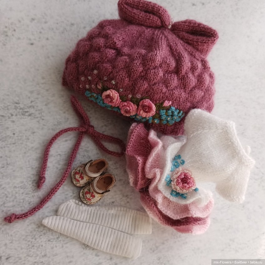 Вяжу куколкам...Платье — пироженка (фото 4)